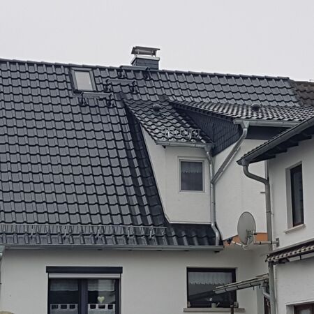 Neu eingedecktes Dach